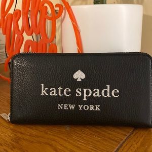 Kate Spade Black Leather Wallet